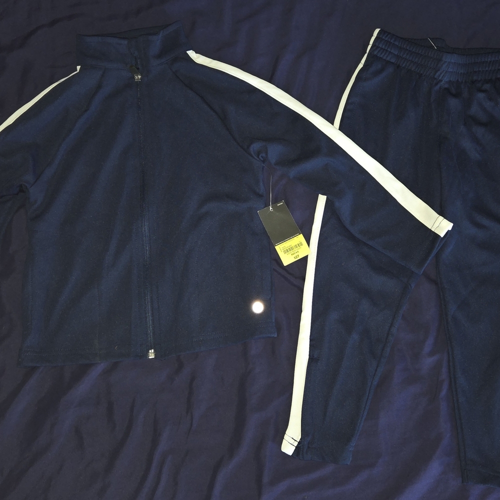 Sears Navy and White Kids Matching Set